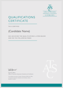 Qualifications Certificate - TASC