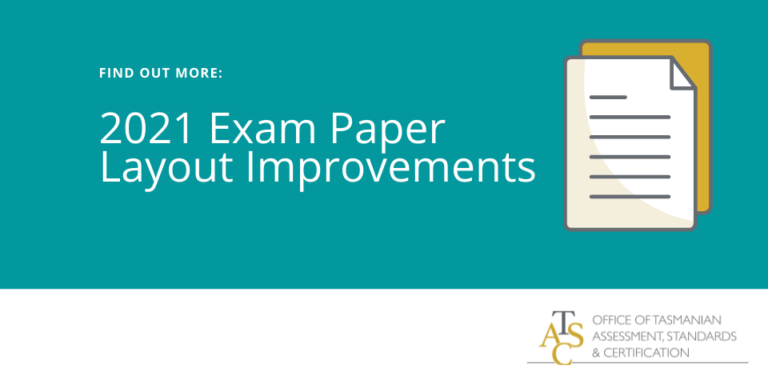 2021 Exam Layout Improvements - TASC